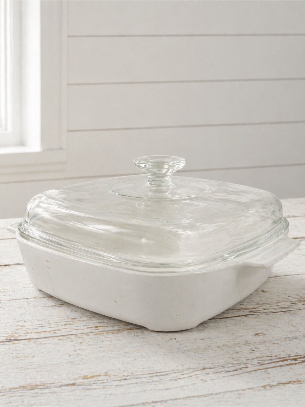 Corning Ware A-12-C Large Casserole Dish w Glass Lid Vintage USA